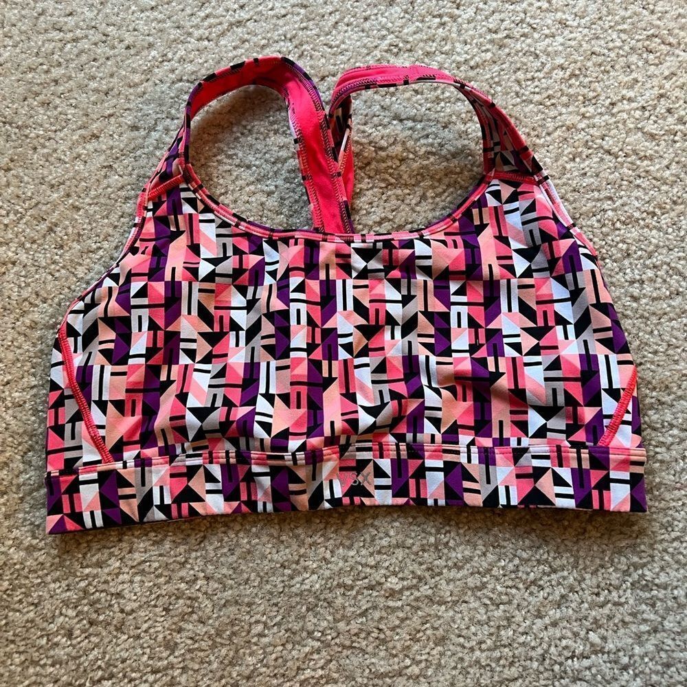 VSX Victorias Secret Sport - Pink Geometric sports bra